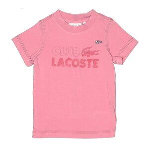 Lacoste pink short sleeve Tshirt Size 2